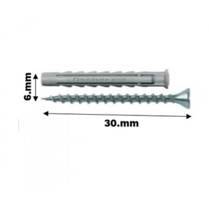DIA:6mm, LENGTH:30mm, S/10 BEF