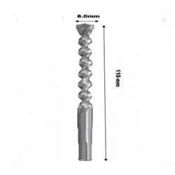 Fischer 531779 - Hammer Drill Bit SDS Plus II 8/50/110