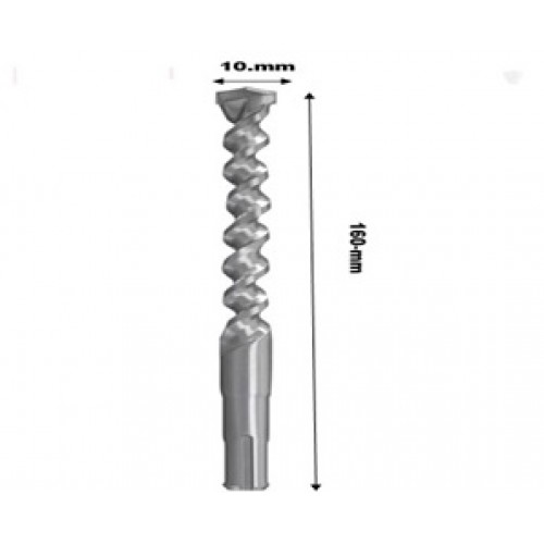 Fischer 531792 - Hammer Drill Bit SDS Plus II 10/100/160