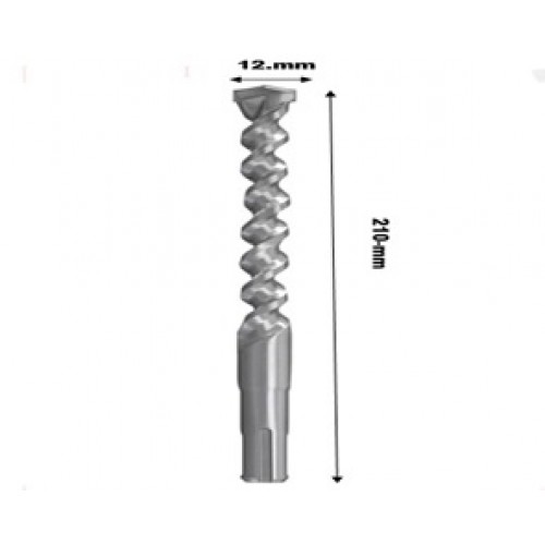 Fischer 531804 - Hammer Drill Bit SDS Plus II 12/160/210