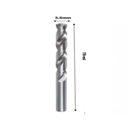 Fischer 539204 - Metal Drill Bit HSS-G DIN338 3.5 x 39/70 XP10