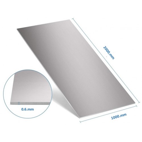 ALUM.SHEET MF, 1000 X 2000 X 0