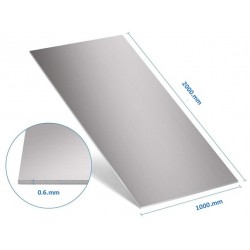 ALUM.SHEET MF, 1000 X 2000 X 0
