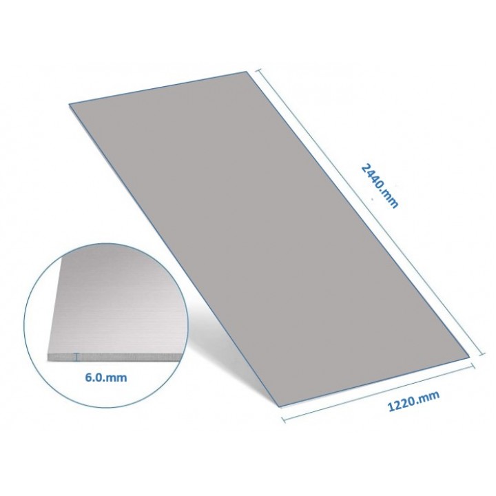 ALUM PLYD SHT 2 FACE SLV X4X8"