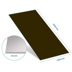 ALUM SHEET LIGHT BRONZE Anodiz
