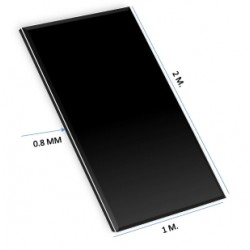 ALUMINIUM SHEETS 0.80 MM X 1 M X 2 M BLACK COLOR