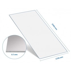 ALUM SHEETS 0.70MM X 1.22 M X
