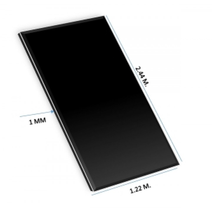 ALUMINIUM SHEET BLACK COLOR, 1
