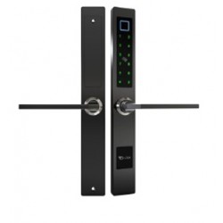 Smart Lock F-602 for Swing Doors with EU Mortise System, Black
