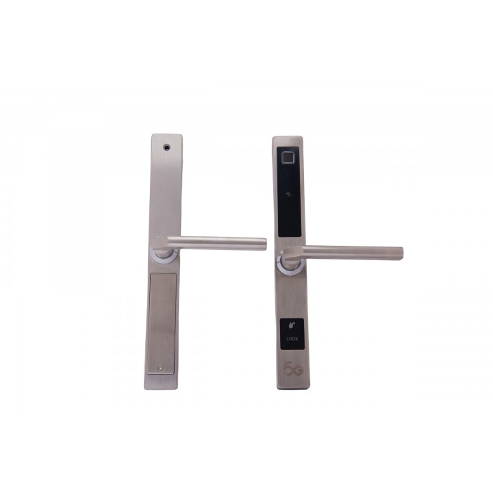 Smart Lock F-602 for Swing Doors with EU Mortise System, Silver