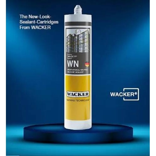 WACKER WN Silicone – Weatherseal Neutral – White – 300ml per Cartridge – Box of 25 – Made in Germany