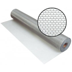 White Aluminum Screen – 18x14 Mesh – 107cm x 20m Roll – Natural Finish – Brand: PHIFER