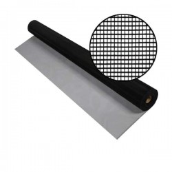 Black Aluminum Screen – 18x14 Mesh – 152cm x 20m Roll – Black Finish – Brand: PHIFER