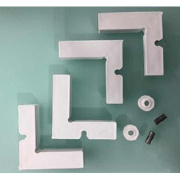SET OF PLASTIC ANGLE CORNER FO