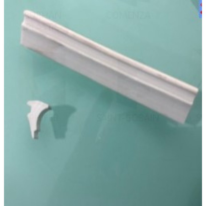 RUBBER GASKET 2.5MM WHITE