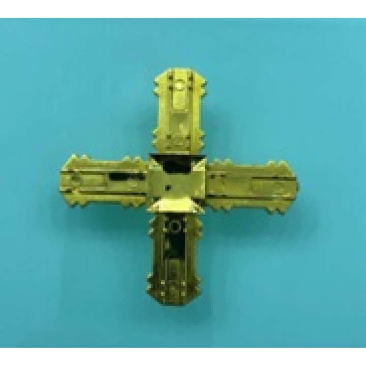 4-WAY CONNECTOR GOLD