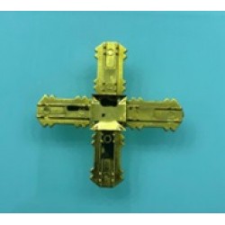 4-WAY CONNECTOR GOLD