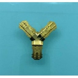 3-WAY CONNECTOR GOLD