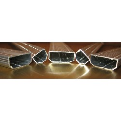 Italian Aluminium Spacer – 8mm Profile – 5m Length – 400 Bars/Box – MF Finish – ALU PRO