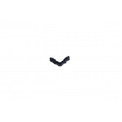Plastic Spacer Corner – Size: 8mm – Black – ALU PRO (Made in Italy)