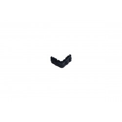 Plastic Spacer Corner – Size: 15mm – Black – ALU PRO (Made in Italy)