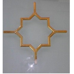 DECORATIVE ARABIC STAR GOLD OR