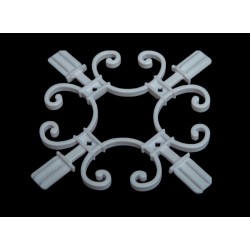 DECORATIVE FLOWER CHINA WHITE