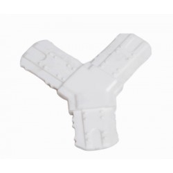 3-WAY CONNECTOR WHITE FOR DECO