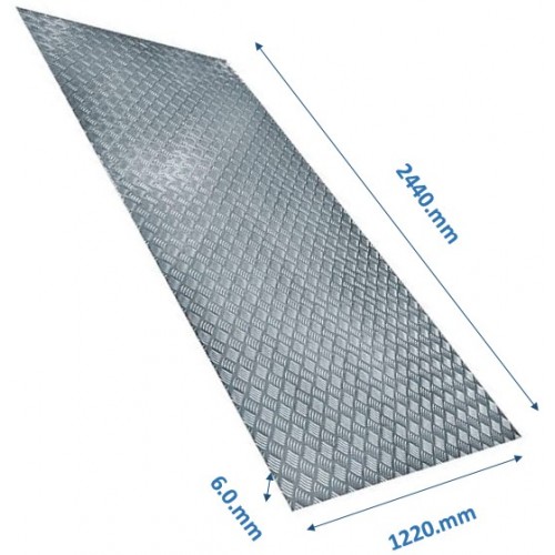 EMBOSSED ALUMINIUM SHEET 2440*