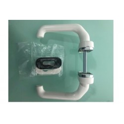 DOOR HANDLE WHITE 9010