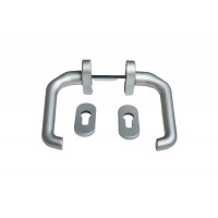 DOOR HANDLE DLCO SILVER,MODEL 