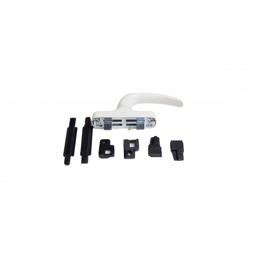 WINDOW HANDLE WHITE W/ACCS
