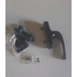 WINDOW HINGE HANDLE MATT BLACK