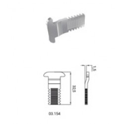 STEEL ADJUSTABLE HOOK 1.5MM, L