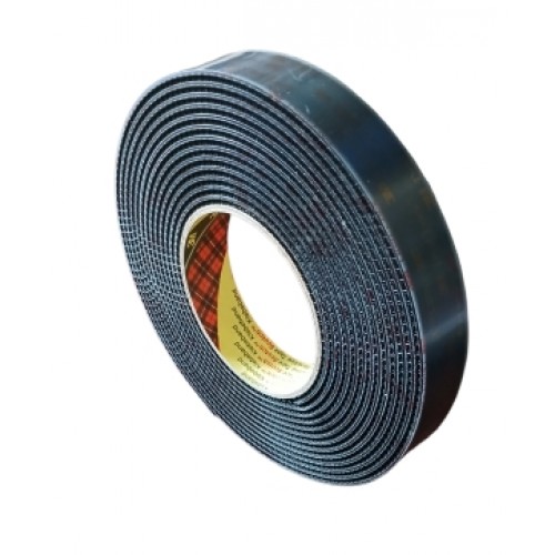 3M SJ3551CF Type 400 Dual Lock Reclosable Fastener, 25 mm x 5 meters, Black