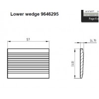 AR CGB 69S,LOWER WEDGE