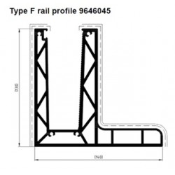 AR CGB 69 F ALUMINIUM RAIL EXT
