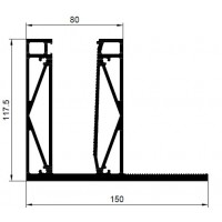 AR CGB 80 F ALUMINIUM  PROFILE