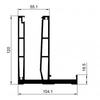 AR CGB 55 F ALUMINIUM RAIL PRO