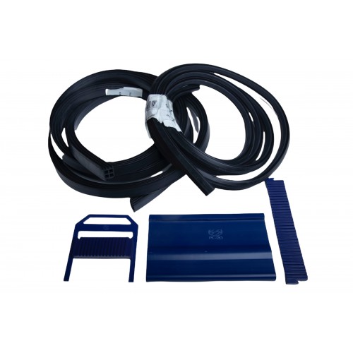 WEDGE AND RUBBER SET FOR GLASS