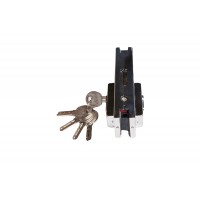 قفل وسط كروم ذكر