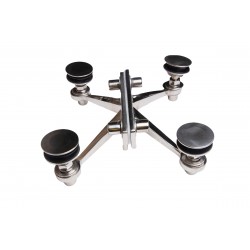 SPIDER GLASS FITTINGS 4-WAY C/