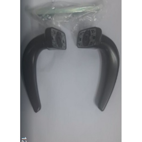 DOOR HANDLE BLACK RAL 9005