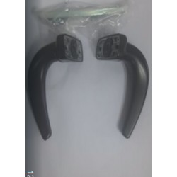DOOR HANDLE BLACK RAL 9005