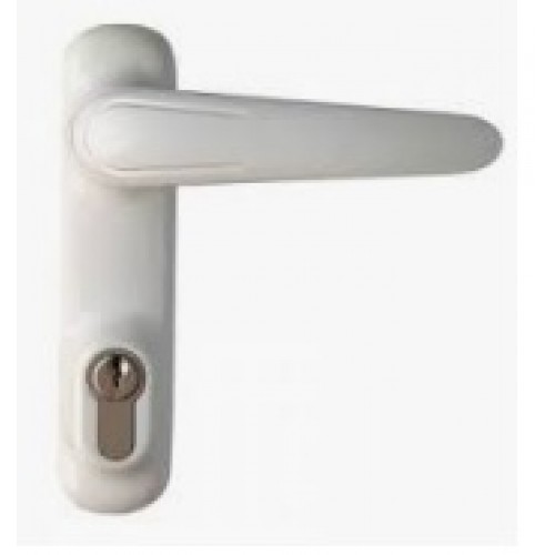 External Emergency Grip with Cylinder - FAPIM Oltre - White (9010) - Model 8568BS_32