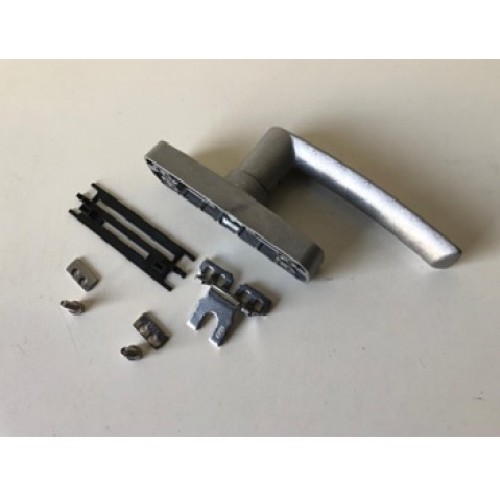FAPIM GAU05A16 Paint Free Double Action Hinge Handle with Adjustable Strainer Gea 0530BI_G5 – Grey