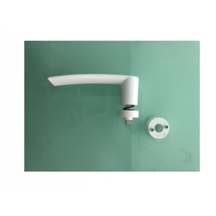 FAPIM Iris 0500A_32 Window Handle Set with Safety Mechanism – White (RAL 9010)
