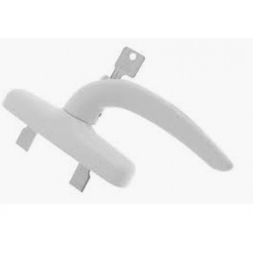 WINDOW HINGED HANDLE WHITE WIT