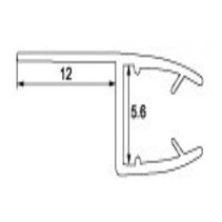 PVC STRIP FOR 10MM GLASS 2.2M/