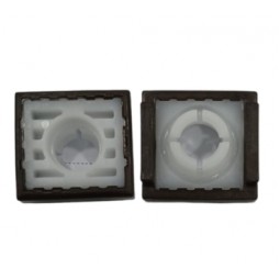 SLIDE CHOCK BLOCK BROWN/WHITE